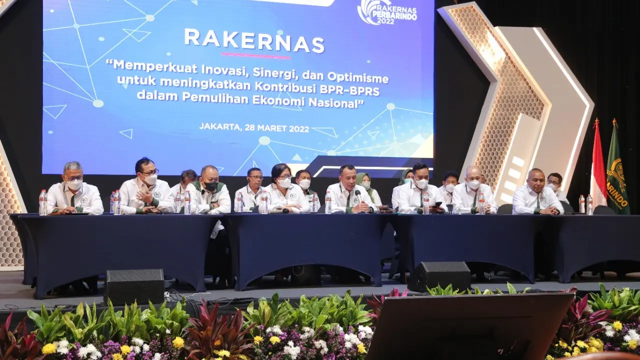 Rakernas Perhimpunan Bank Perkreditan Rakyat Indonesia (Perbarindo). (Dok. Perbarindo)