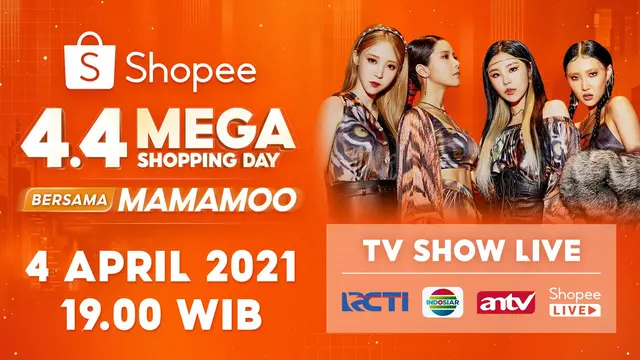 Shopee 4.4 Mega Shopping Day TV Show Siap Hadir Malam Ini, Hadirkan Couple Favorit Indonesia - Promo Belanja Spesial (3)