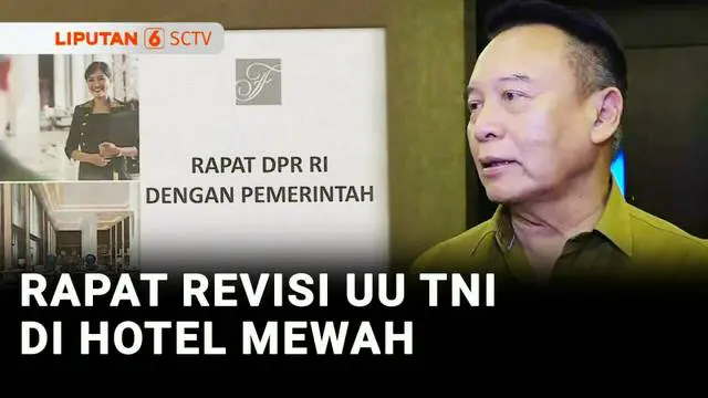 Di tengah Pemerintah gencar melakukan efisiensi anggaran, Kementerian Pertahanan dan Komisi I DPR menggelar rapat Revisi Undang-Undang TNI di hotel mewah, padahal jarak hotel ke gedung DPR tidak sampai 2 km.