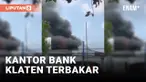 KANTOR BANK JATENG CABANG KLATEN TERBAKAR, 2 PETUGAS DAMKAR TERLUKA