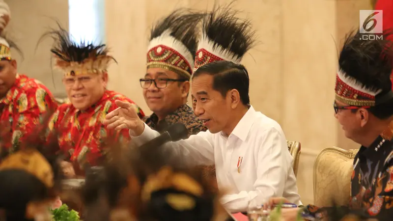 Jokowi Bertemu Tokoh Papua