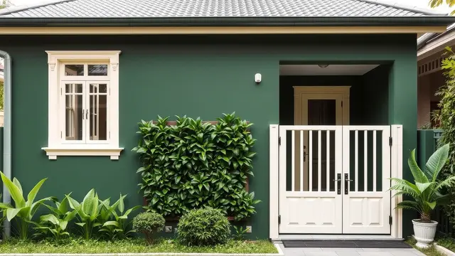 6 Inspirasi Rumah Sederhana Cat Hijau yang Mewah dan Elegan: Kombinasi Warna Menawan