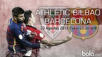 Athletic Bilbao vs Barcelona (Bola.com/Samsul Hadi)