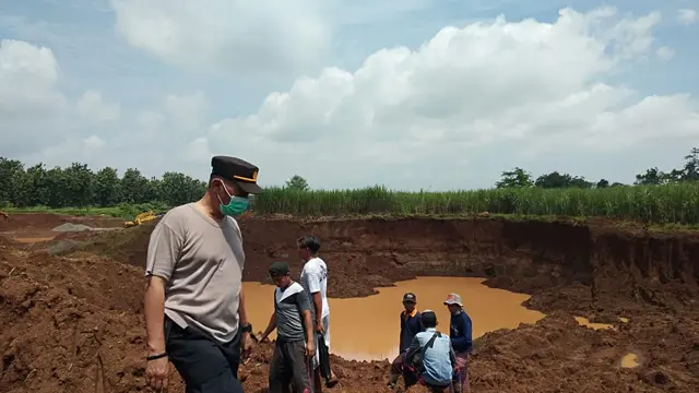 Dua bocah yang tengah bermain dan mencari bunglon tewas tenggelam di bekas penambangan pasir, di Pemalang. (Foto: Liputan6.com/Humas Polres Pemalang)