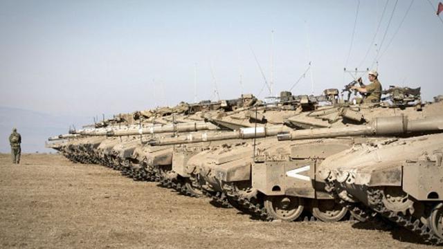 Ilustrasi Tank Israel (Liputan6.com/M.Iqbal)