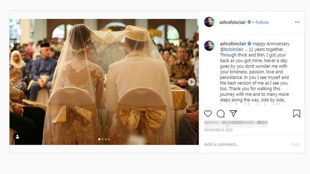 Bunga Citra Lestari dan Ashraf Sinclair