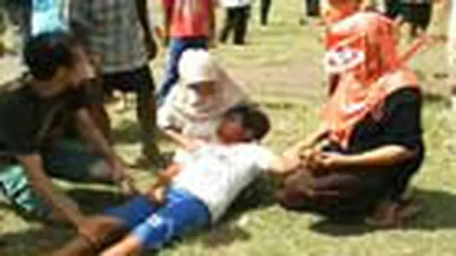 Ratusan Warga Tegal Ikuti Simulasi Longsor
