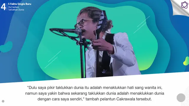 [Bintang] 5 Fakta Single Baru Dul Jaelani, Taklukkan Dunia