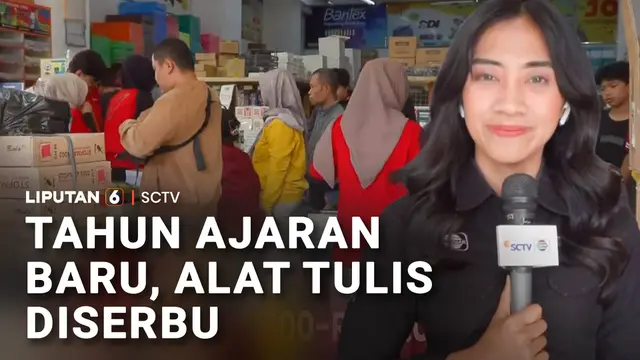 Tahun Ajaran Baru, Alat Tulis Diserbu