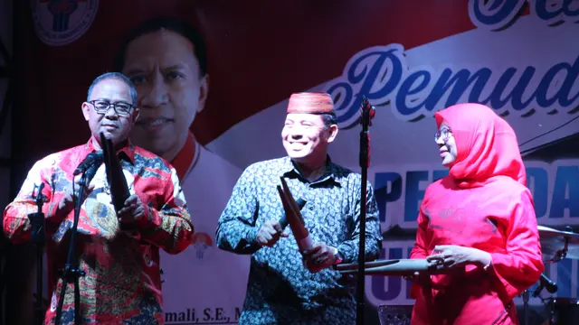 Kemenpora menggelar Festival Pemuda Kreatif di Kota Gorontalo, Jumat (20/12/2019). (Foto: Liputan6.com/Arfandi Ibrahim).
