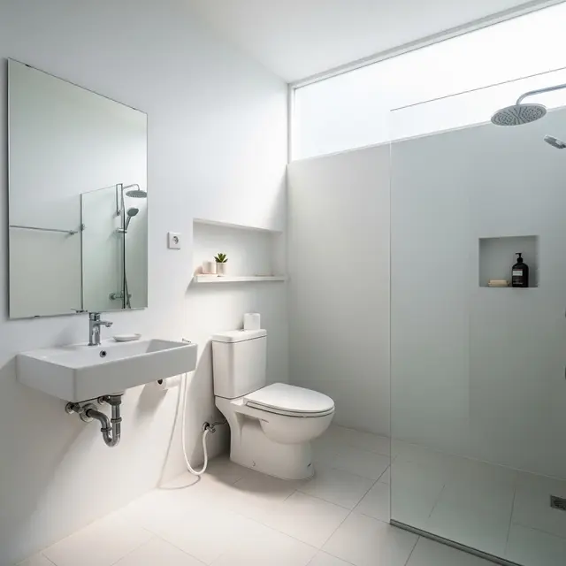 9 Desain Kamar Mandi Kecil Tapi Tetap Terang, Ruangan Sempit Jadi Lebih Lapang