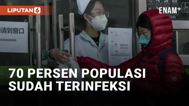 VIDEO: Kasus Covid-19 di China Melonjak, Diperkirakan 70 Persen Populasi Sudah Terinfeksi