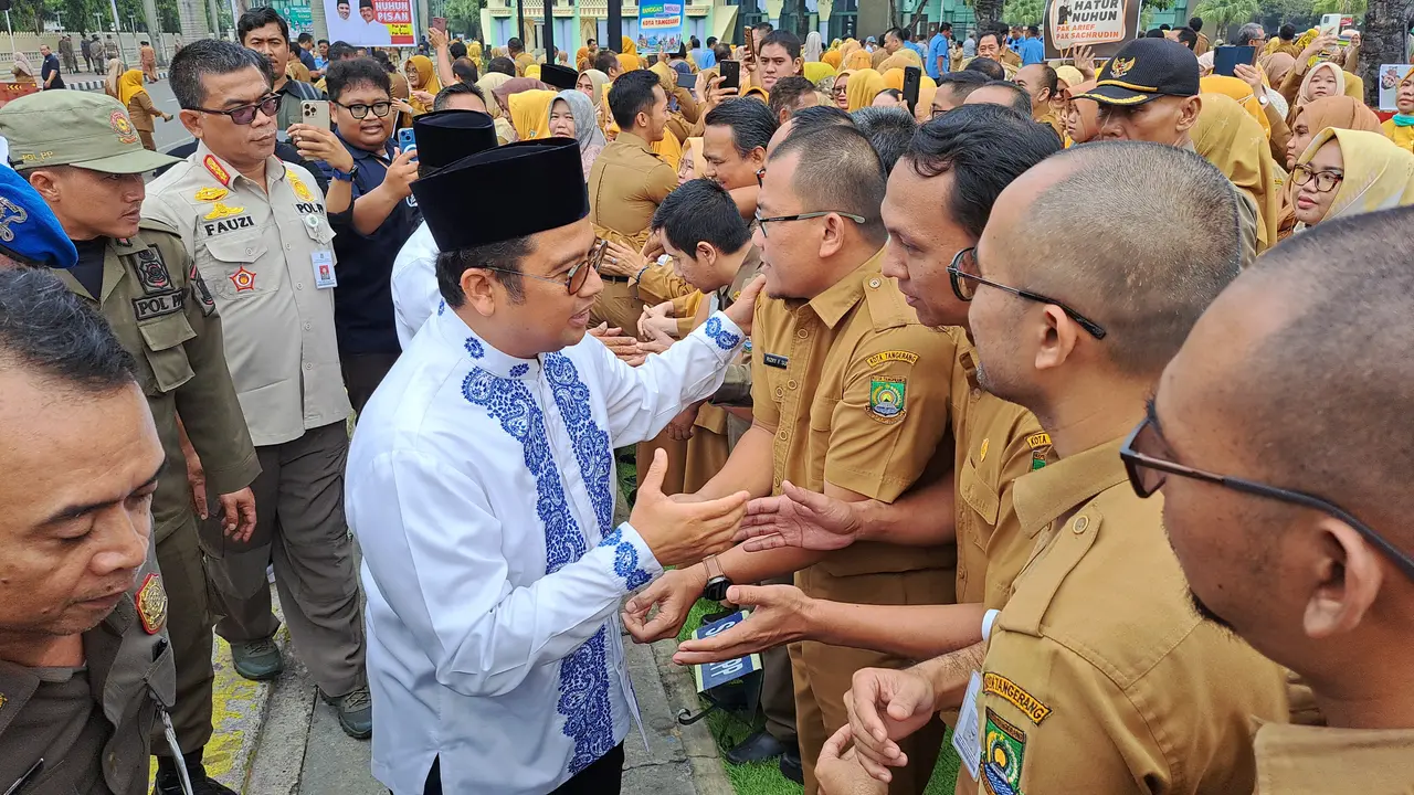 Wali Kota dan Wakil Wali Kota Tangerang Berpamitan