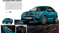 BMW baru saja merilis gambar pertama dan rincian lineup X4 anyar mereka yang dinamakan M40i. 