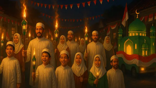 Rekomendasi Lomba Islami 17 Agustus/Ilustrasi gambar oleh AI
