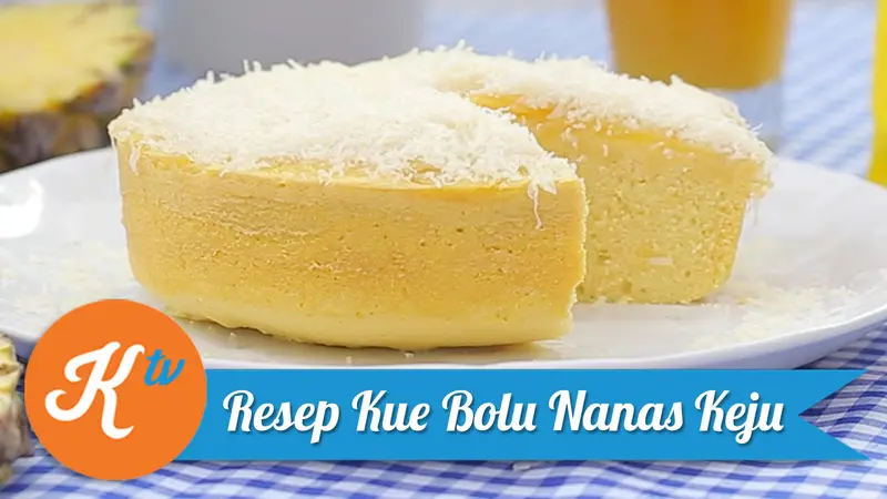 Kue Bolu Nanas Keju