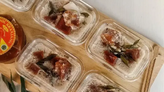 Resep kue keranjang kukus Imlek. (dok. Cookpad @eyangbima)