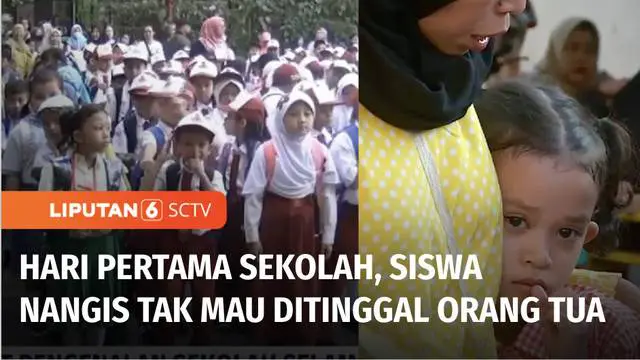 Di Jakarta, siswa dan siswi sudah mulai mengikuti pengenalan sekolah. Meski ada yang antusias, tapi ada juga anak-anak yang sampai nangis karena ditinggal orang tuanya. Ini dia liputan keseruan hari pertama sekolah.