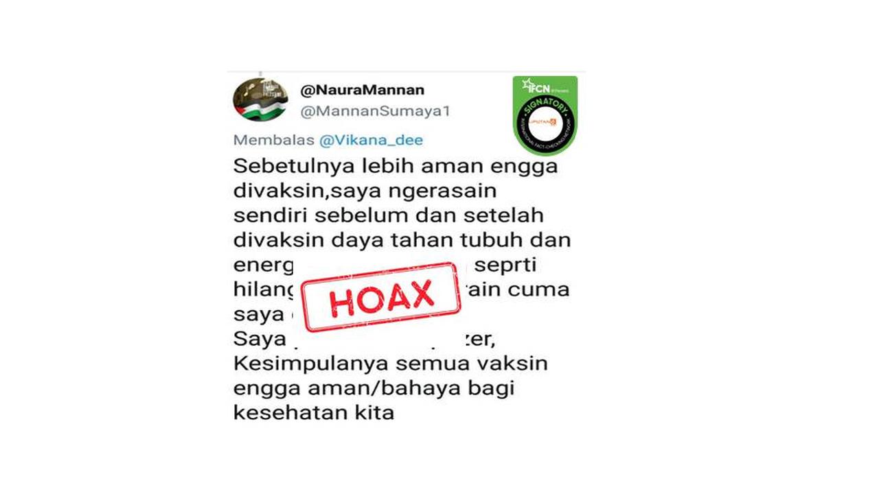 Cek Fakta vaksin covid-19 bahaya