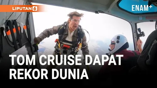VIDEO: Tanpa Stuntman! Tom Cruise dapat Rekor Dunia Gara-Gara Aksi Gila Ini di "Final Reckoning"