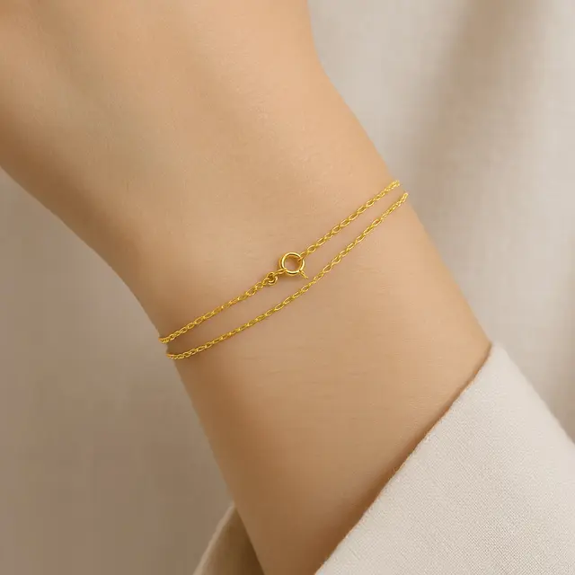 Model Gelang Emas 2 Gram Rantai Tipis Nori