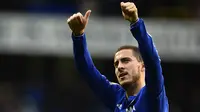 4. Eden Hazard, media Spanyol, El Chiringuito de Jugones, menyebutkan bintang Belgia ini kian dekat dengan Real Madrid. Gelandang Chelsea yang musim ini penampilannya mengecewakan itu sepertinya ingin segera meninggalkan London. (AFP/Ben Stansall)