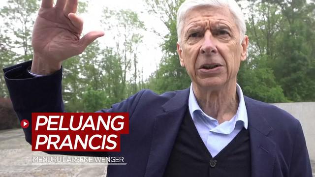 Berita video peluang Timnas Prancis menjuarai Euro 2020 (Euro 2021) menurut mantan pelatih Arsenal, Arsene Wenger.