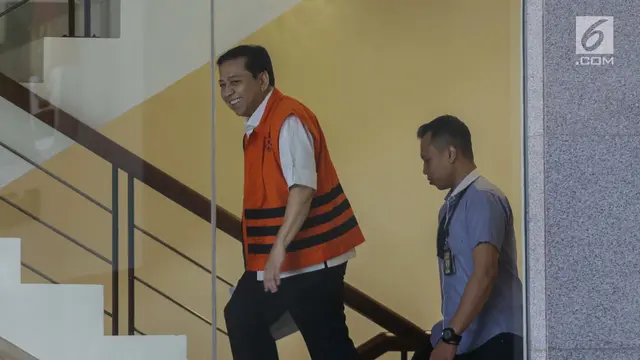 Usai Jalani Sidang, Setya Novanto Kembali Jalani Pemeriksaan di KPK