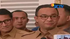 Anies - Sandi berkeliling kompleks kerja ribuan pegawai Pemprov.
