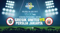 Persegres Gresik United VS Persija Jakarta (Liputan6.com/Abdillah)