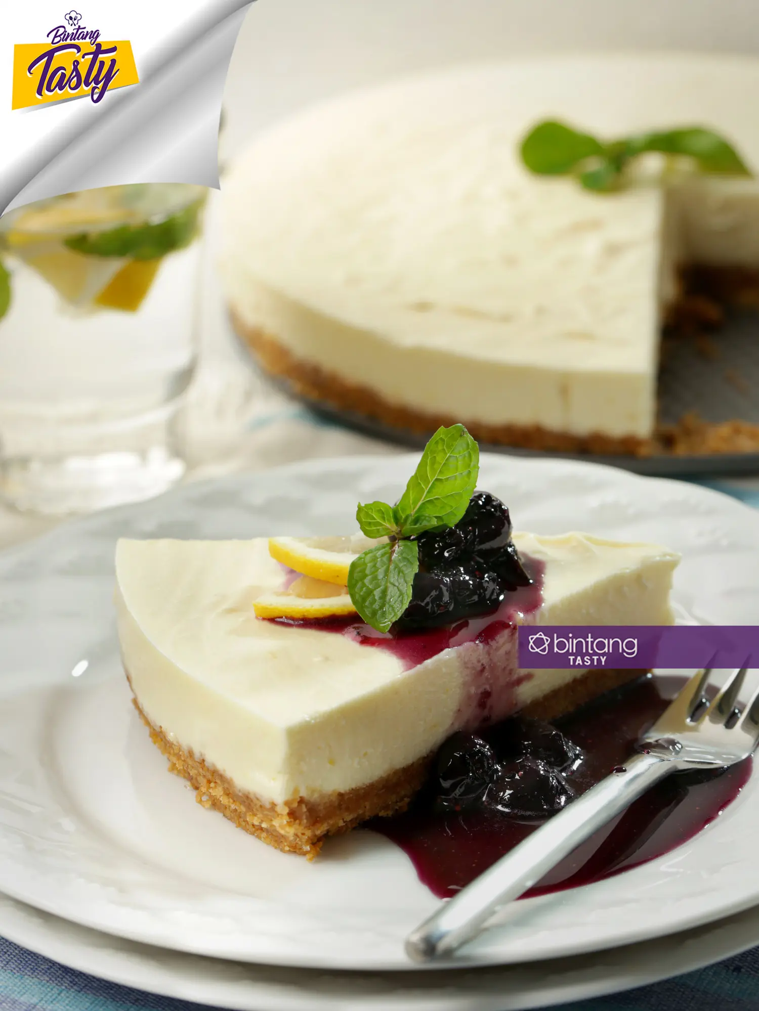 Unbaked cheesecake. (Fotografer: Daniel Kampua/DI: M. Iqbal Nurfajri/Chef: Arum Sari)