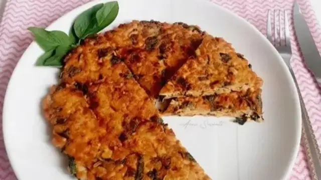 Resep omelet tempe kemangi. (dok. Cookpad @Arni_Susanti)