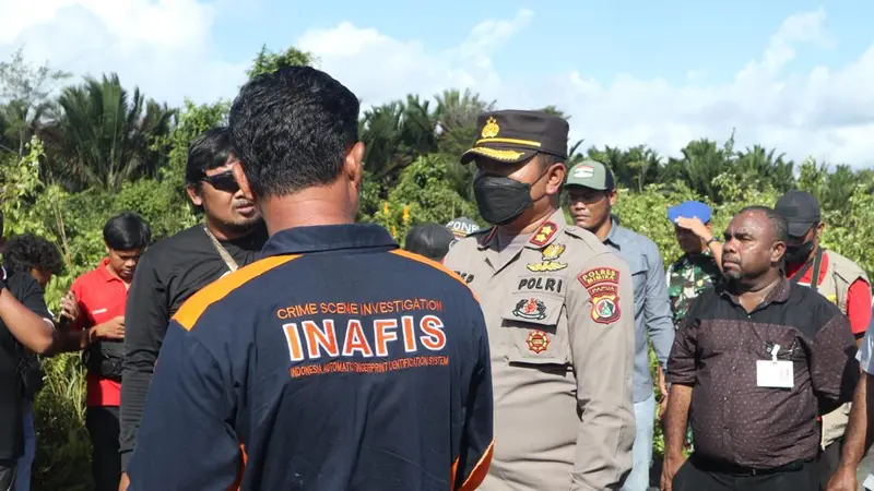 Polisi gelar rekonstruksi kasus mutilasi di Kabupaten Mimika, Papua