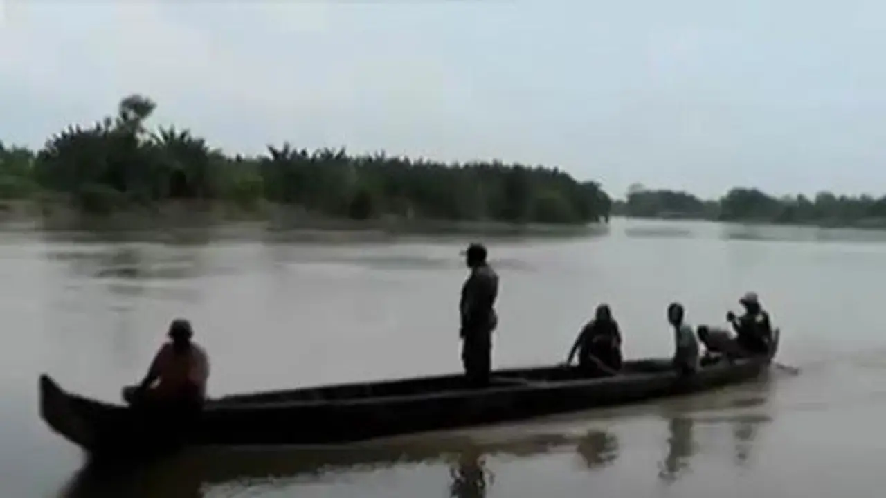 7 Santri Hilang di Bengawan Solo