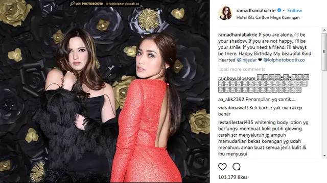 Nia Ramadhani dan Jessica Iskandar