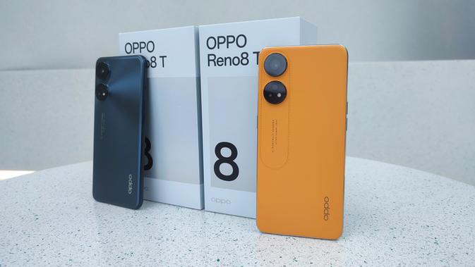 Oppo Reno8 T 4G. Liputan6.com/Giovani Dio Prasasti
