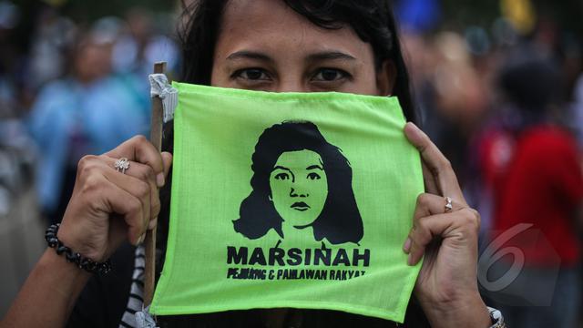 Puluhan Buruh Wanita Peringati  "Malam Marah Marsinah"
