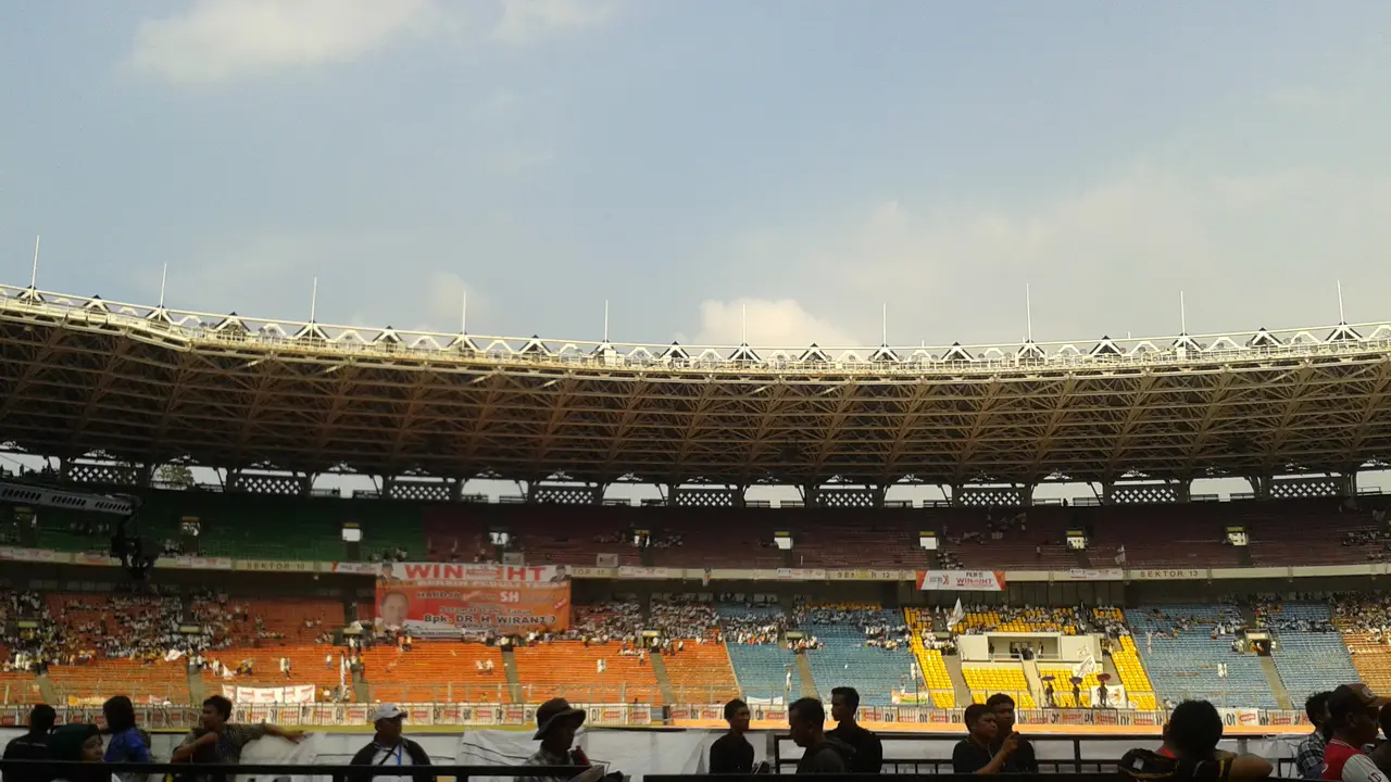 Kampanye Terakhir, Wiranto-Hary Tanoe Naik Becak Keliling GBK
