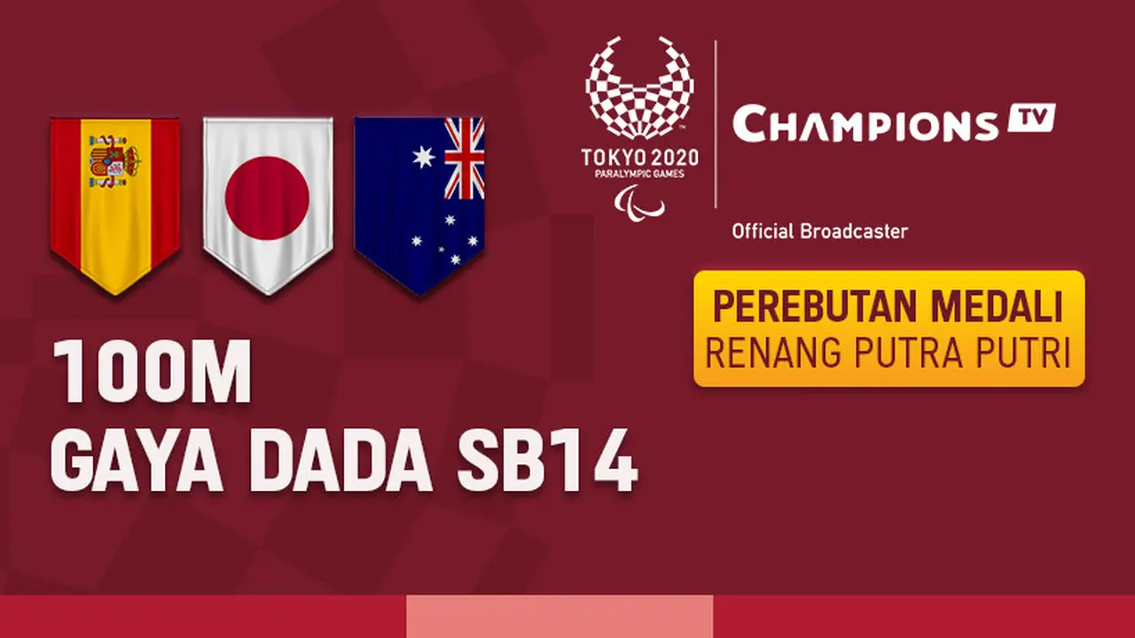 Final 100 M Gaya Dada SB14 Putra Putri di Vidio