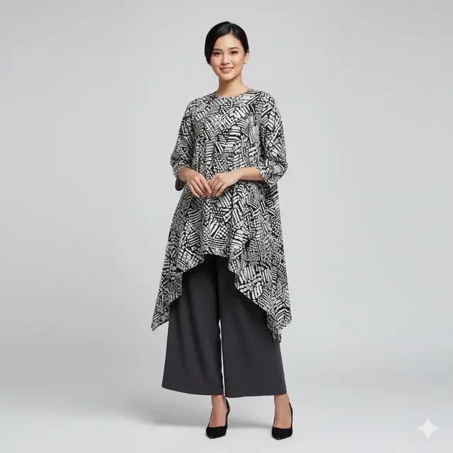 Setelan Batik Wanita Terbaru 2025 untuk Acara Formal. Gemini