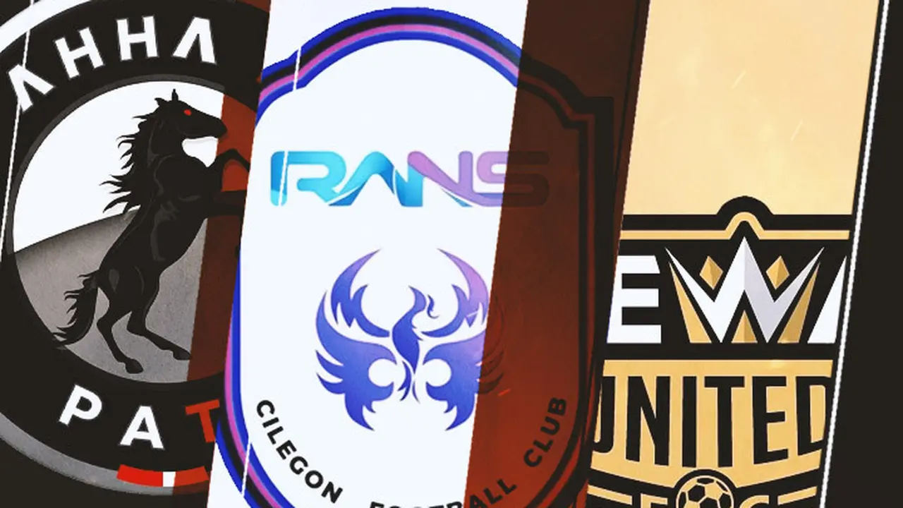 Ilustrasi - Logo AHHA PS Pati, RANS Cilegon FC, Dewa United