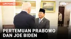 Prabowo Bahas Gaza saat Bertemu Joe Biden