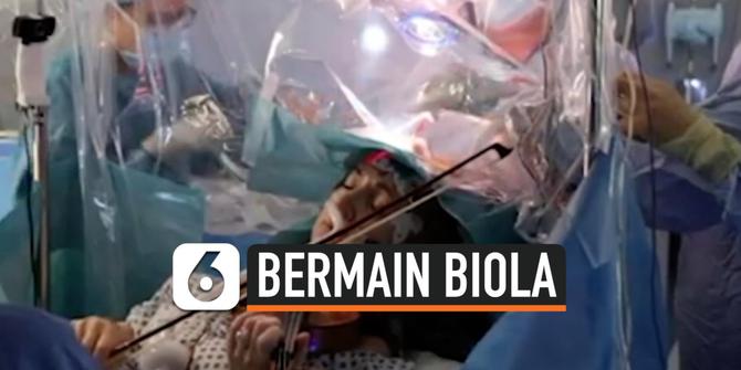 VIDEO: Wanita Ini Mainkan Biola Saat Operasi Tumor Otak
