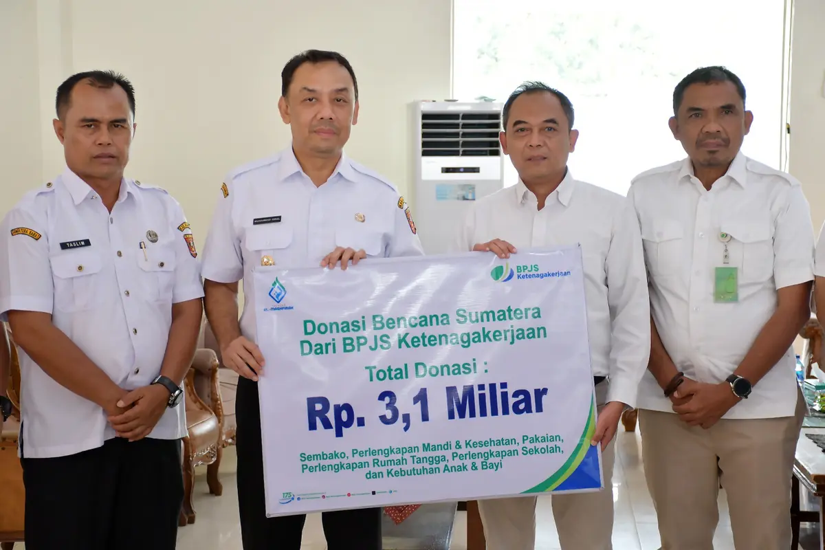 Peduli Sumatera, BPJS Ketenagakerjaan Distribusikan Bantuan Rp3,1 Miliar ke Wilayah Terdampak Bencana