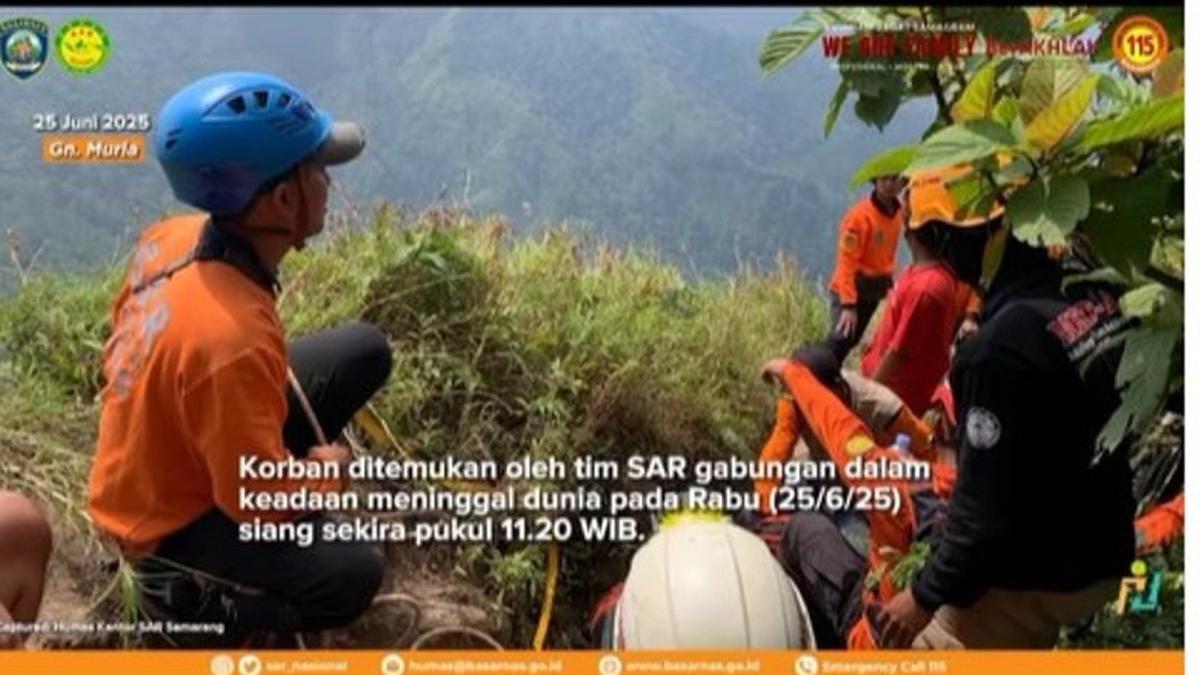 Usai Tragedi Turis Brasil, Pendaki Terjatuh dan Ditemukan Meninggal di Gunung Natas Angin Muria Kudus