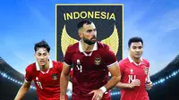 Timnas Indonesia - Rafael Struick, Jordi Amat, Asnawi Mangkualam (Bola.com/Adreanus Titus)