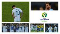 Lionel Messi bersama Timnas Argentina di Copa America 2019. (Foto: AFP)