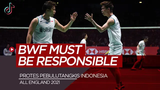 VIDEO TikTok Bola.com: Kevin Sanjaya dan Bintang Bulutangkis Indonesia Lainnya Kompak Protes BWF