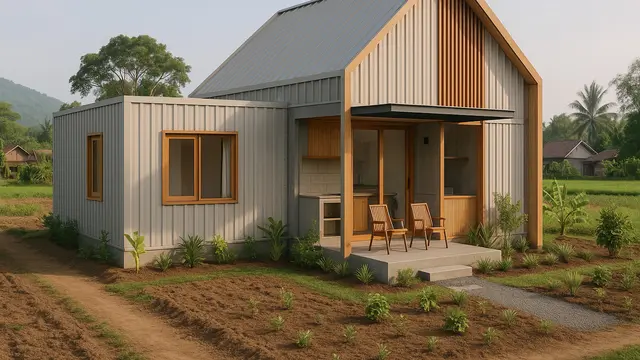 Model Rumah di Desa ala Pinterest/ Ilustrasi oleh AI