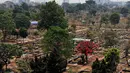 Padahal, setiap harinya 80-100 orang meninggal dimakamkan di area pemakaman umum sehingga perlu diadakan pembukaan lahan baru, Jakarta, (13/10/14). (Liputan6.com/Johan Tallo) 